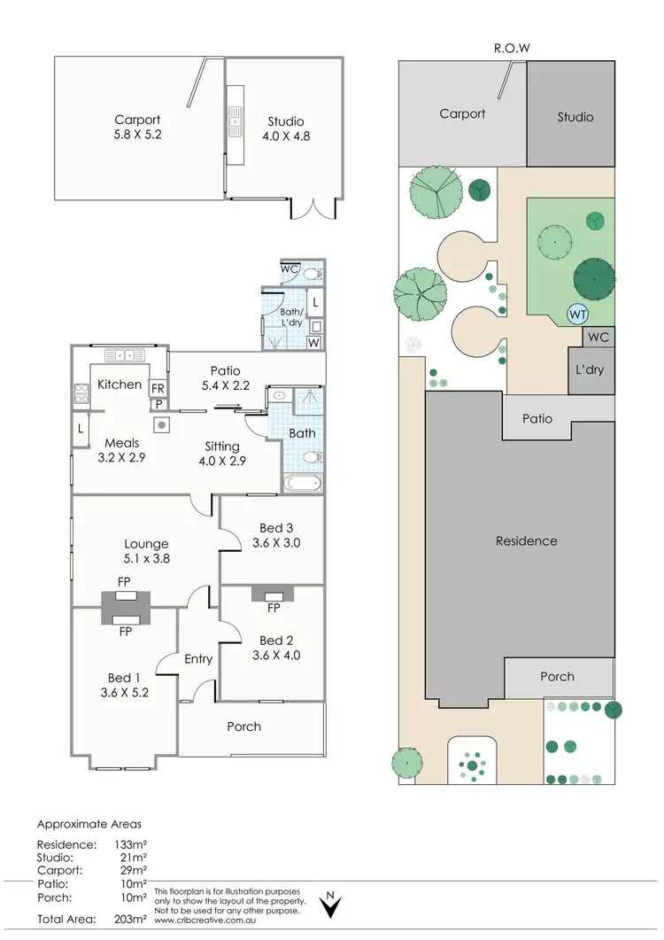 Floorplan of Homely house listing, 101 Park Street, Subiaco WA 6008