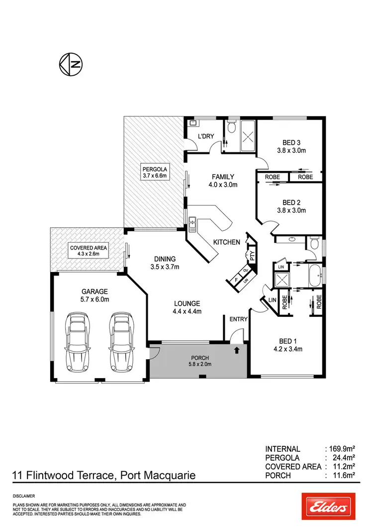 Floorplan of Homely house listing, 11 Flintwood Terrace, Port Macquarie NSW 2444