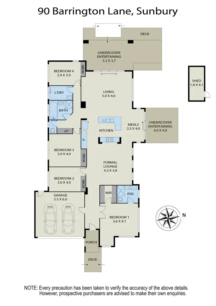 Floorplan of Homely house listing, 90 Barrington Lane, Sunbury VIC 3429