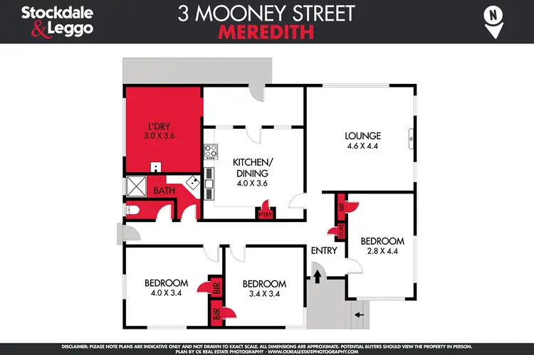 Floorplan of Homely house listing, 3 Mooney St, Meredith VIC 3333