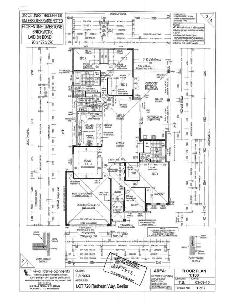 Floorplan of Homely house listing, 4 Redheart Way, Beeliar WA 6164