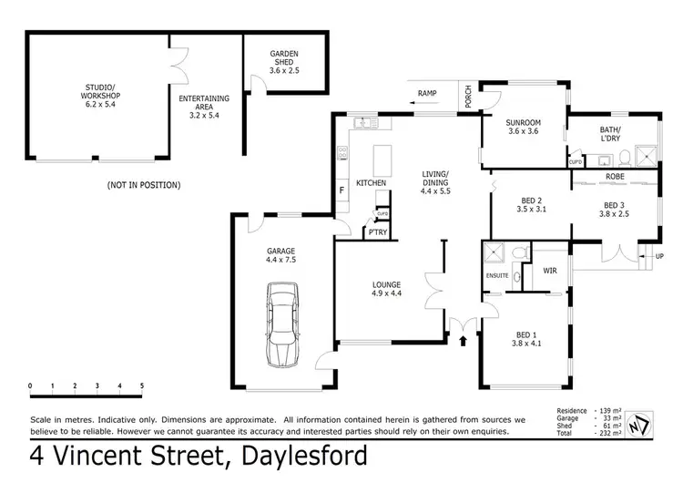 Floorplan of Homely house listing, 4 Vincent Street, Daylesford VIC 3460