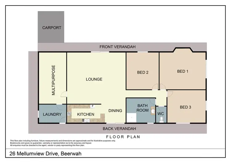 Floorplan of Homely house listing, 26 Mellumview Drive, Beerwah QLD 4519