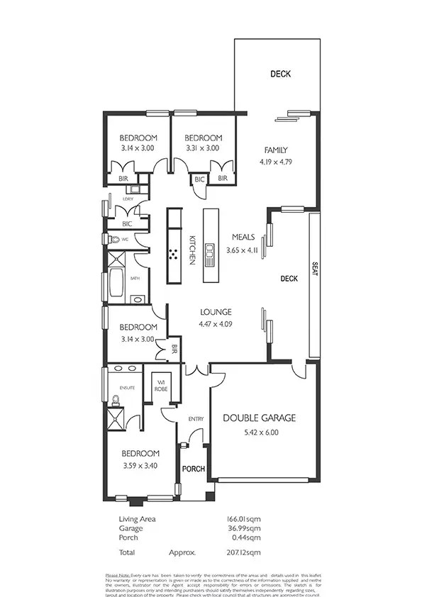 Floorplan of Homely house listing, 66A Ann Street, Campbelltown SA 5074