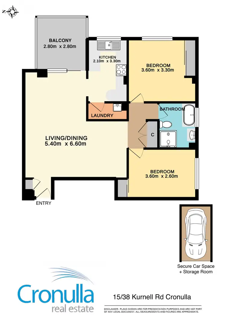 Floorplan of Homely apartment listing, 15/38-42 Kurnell Rd, Cronulla NSW 2230