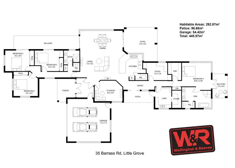 Floorplan of Homely house listing, 35 Barrass Road, Little Grove WA 6330