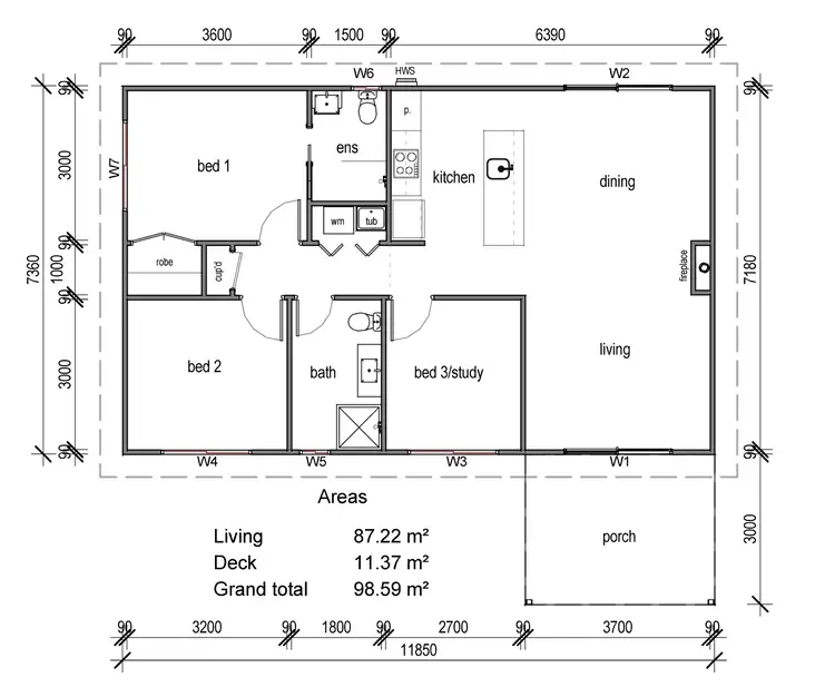 Floorplan of Homely house listing, 72 Broulee Road, Broulee NSW 2537