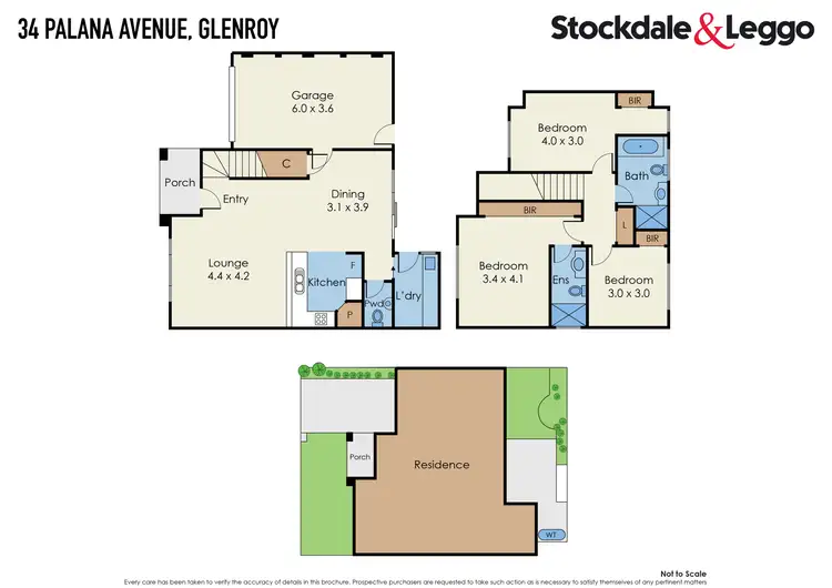 Floorplan of Homely townhouse listing, 34 Palana Avenue, Glenroy VIC 3046