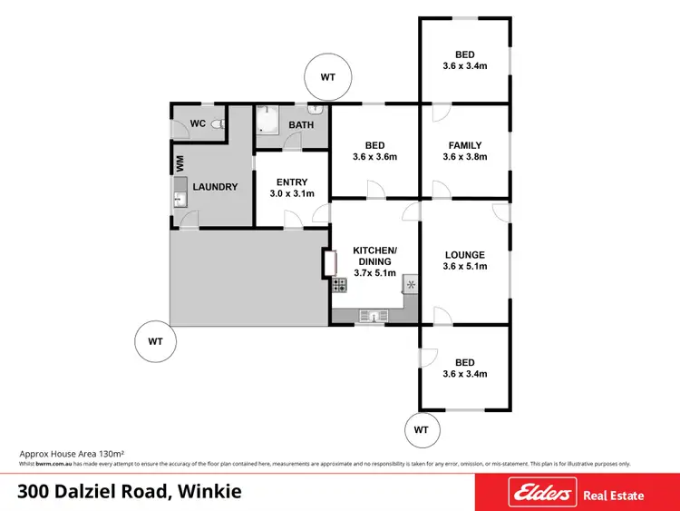 Floorplan of Homely rural property listing, 300 Dalziel Road, Winkie SA 5343