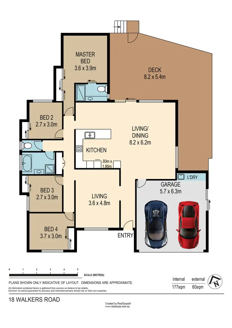 Floorplan of Homely house listing, 18 Walkers Road, Everton Hills QLD 4053
