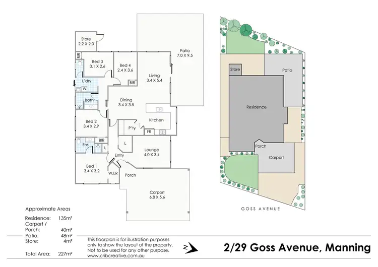 Floorplan of Homely house listing, 2/29 Goss Avenue, Manning WA 6152
