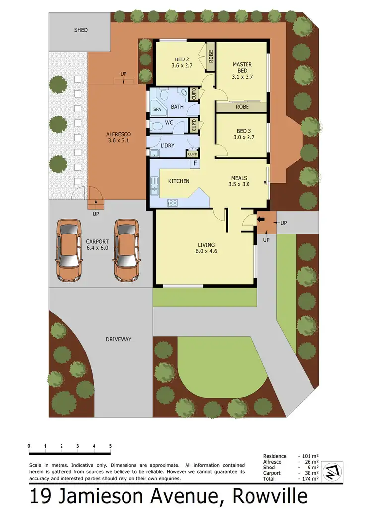 Floorplan of Homely house listing, 19 Jamieson Avenue, Rowville VIC 3178