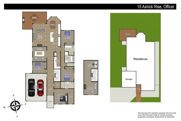 Floorplan of Homely house listing, 15 Axnick Rise, Officer VIC 3809