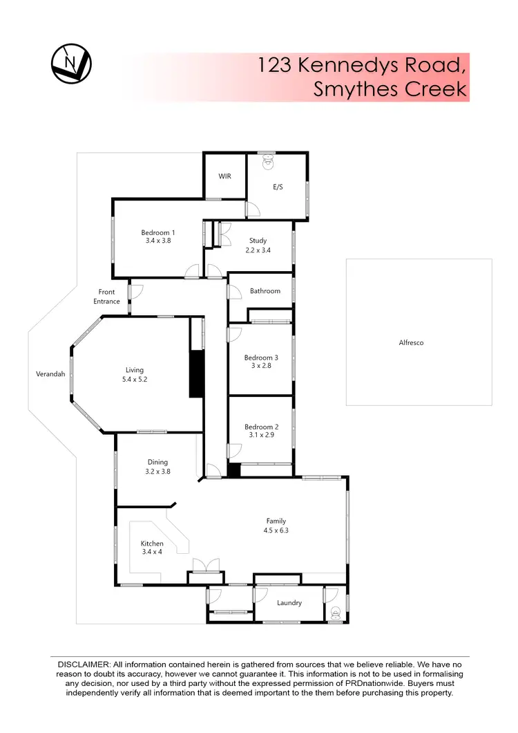 Floorplan of Homely house listing, 123 Kennedys Road, Smythes Creek VIC 3351
