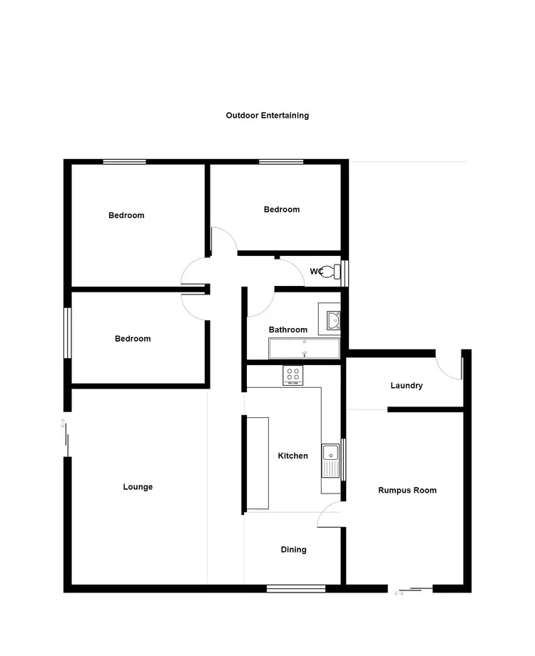 Floorplan of Homely house listing, 1287 Riverway Drive, Kelso QLD 4815