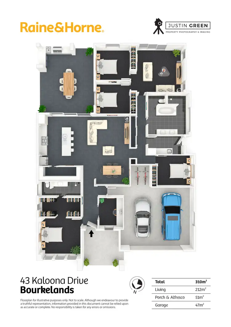 Floorplan of Homely house listing, 43 Kaloona Drive, Bourkelands NSW 2650