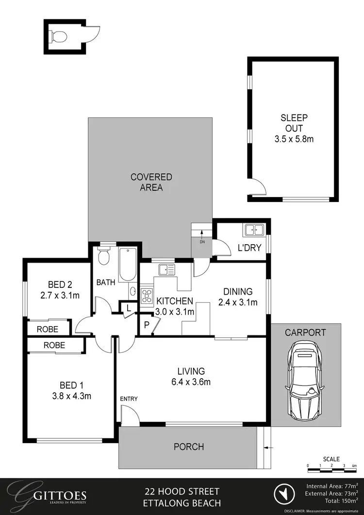 Floorplan of Homely house listing, 22 Hood Street, Ettalong Beach NSW 2257