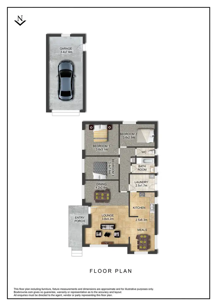 Floorplan of Homely house listing, 233 Gladstone Street, Mudgee NSW 2850