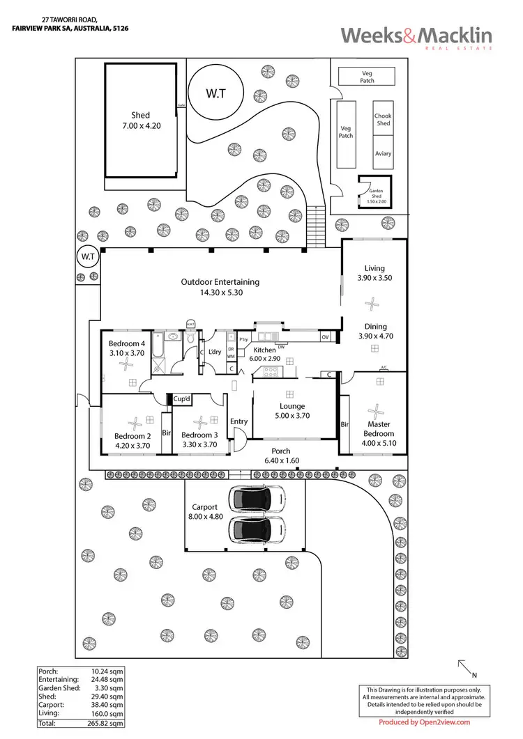 Floorplan of Homely house listing, 27 Taworri Road, Fairview Park SA 5126