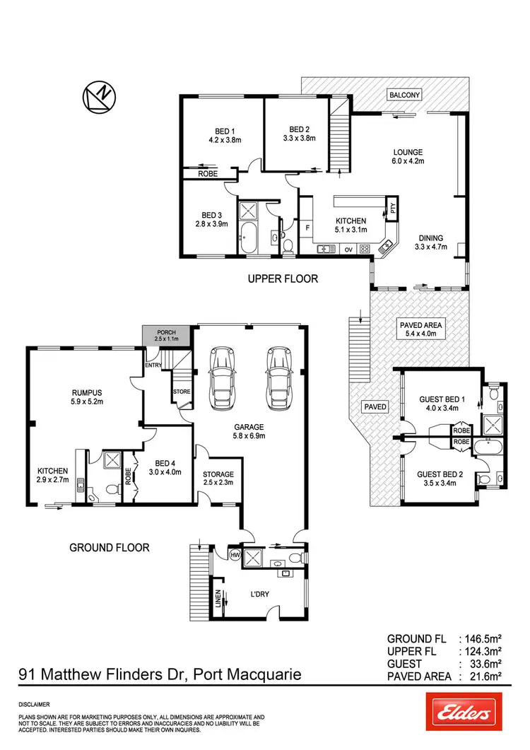 Floorplan of Homely house listing, 91 Matthew Flinders Drive, Port Macquarie NSW 2444