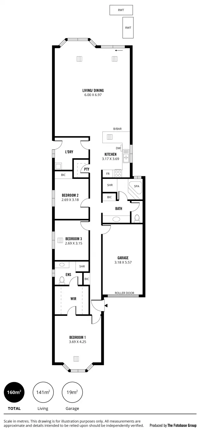 Floorplan of Homely house listing, 22A Felix Street, Dover Gardens SA 5048