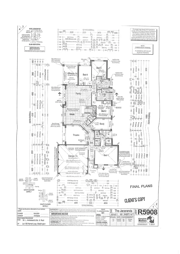 Floorplan of Homely house listing, 13 Kernot Loop, Maddington WA 6109