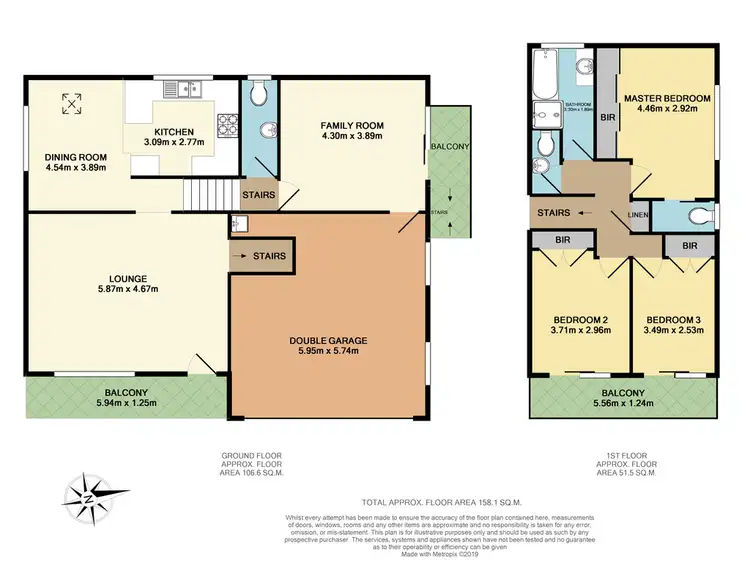Floorplan of Homely townhouse listing, 1/14 Koala Place, Blackbutt NSW 2529
