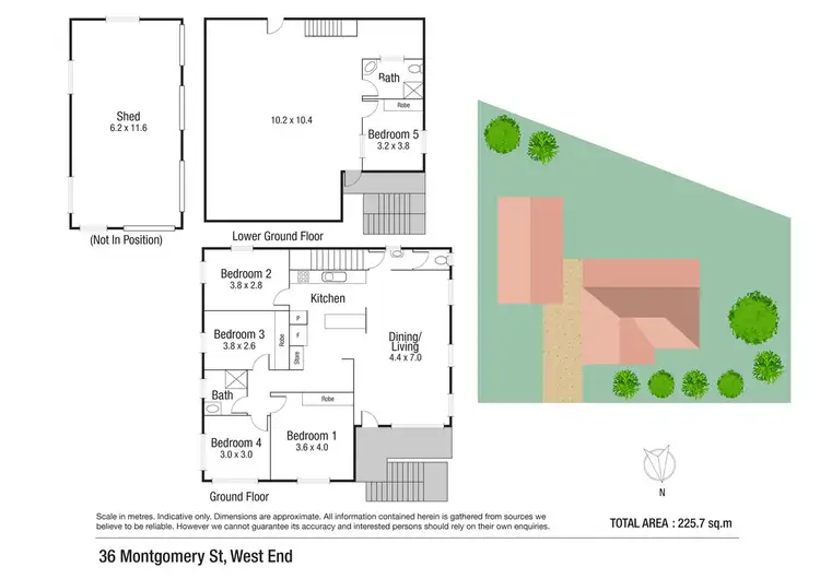 Floorplan of Homely house listing, 36 Montgomery Street, West End QLD 4810