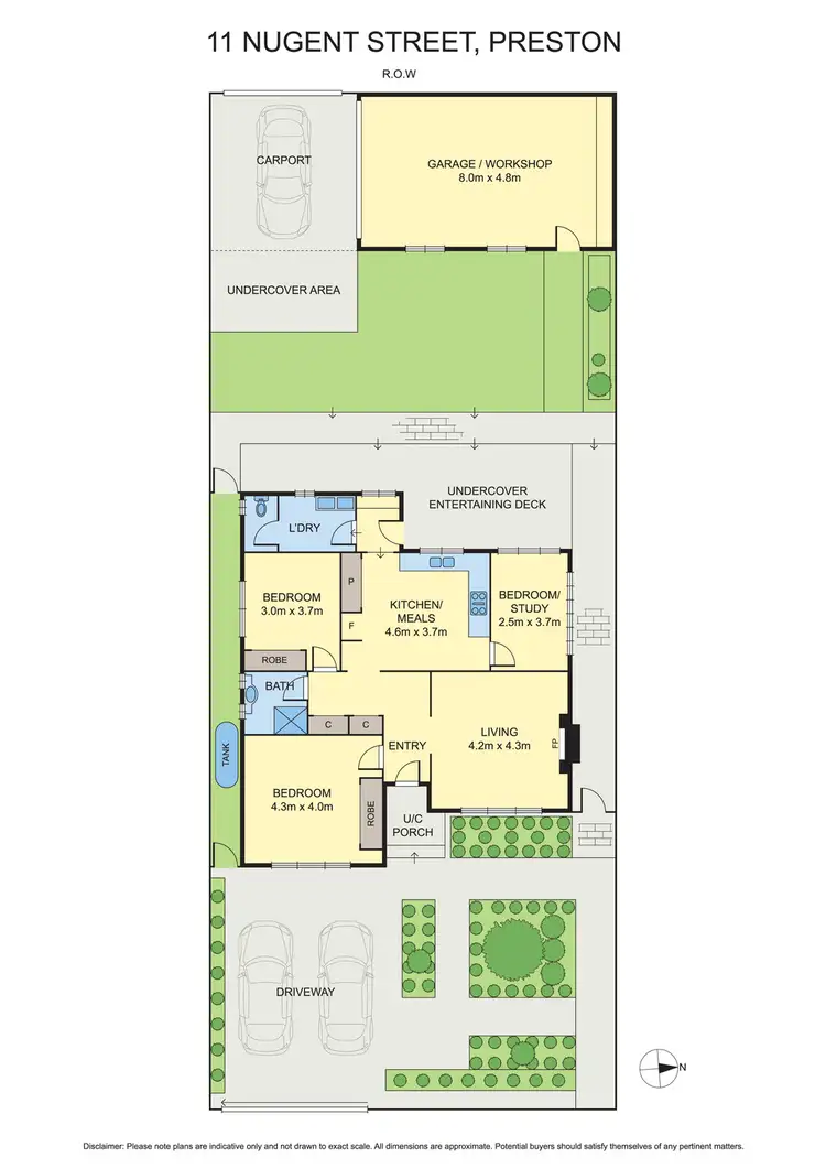 Floorplan of Homely house listing, 11 Nugent Street, Preston VIC 3072
