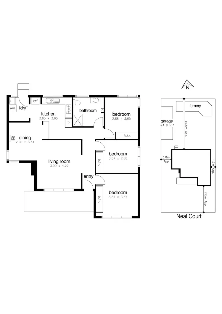 Floorplan of Homely house listing, 3 Neal Court, Altona North VIC 3025