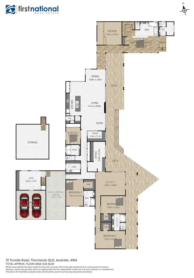 Floorplan of Homely house listing, 31 Trundle Road, Thornlands QLD 4164