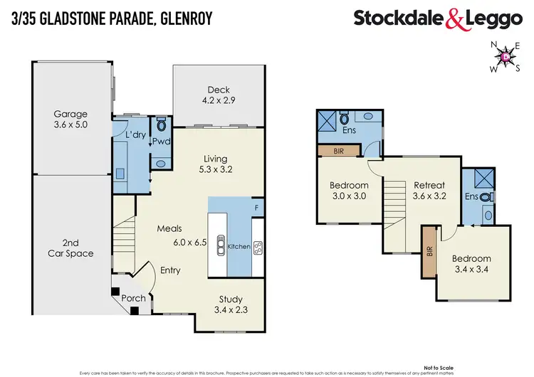 Floorplan of Homely townhouse listing, 3/35 Gladstone Parade, Glenroy VIC 3046