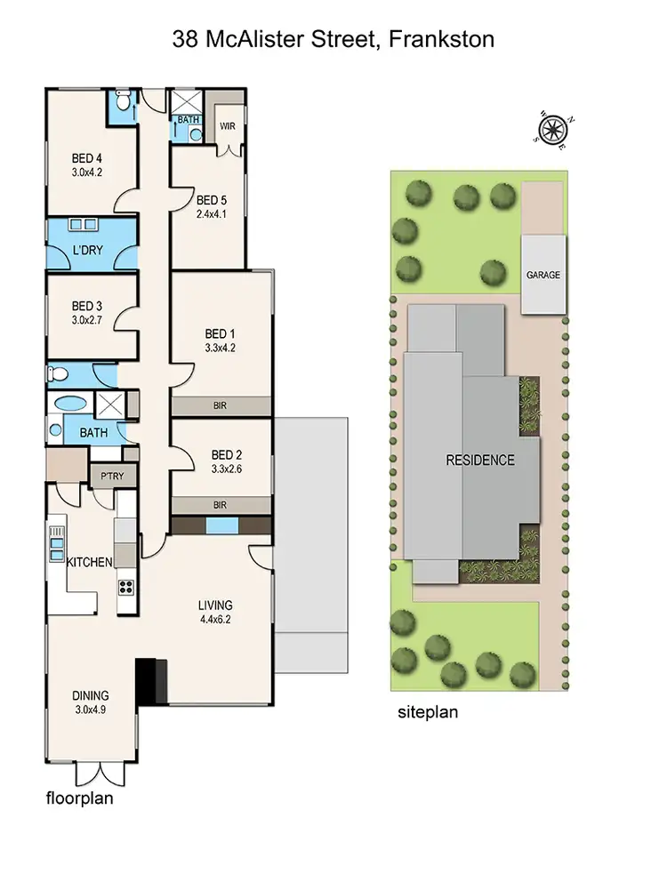 Floorplan of Homely house listing, 38 McAlister Street, Frankston VIC 3199