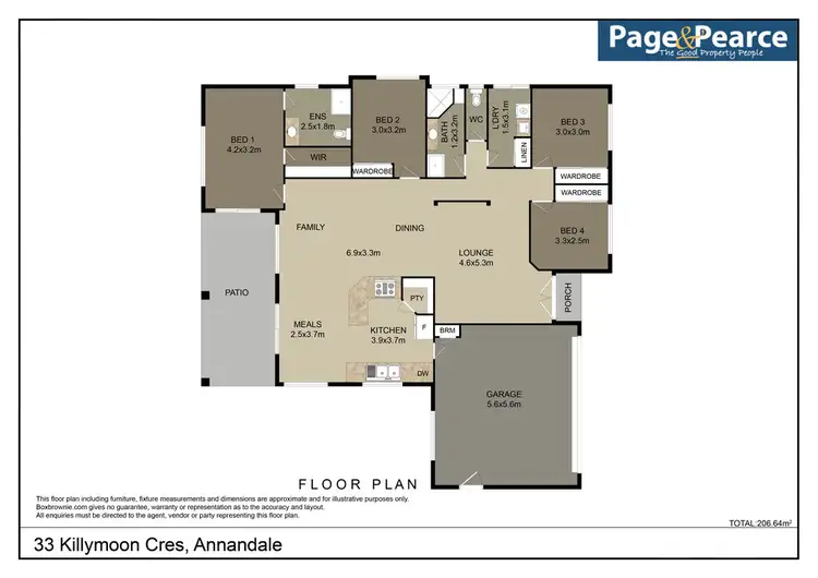 Floorplan of Homely house listing, 33 Killymoon Crescent, Annandale QLD 4814
