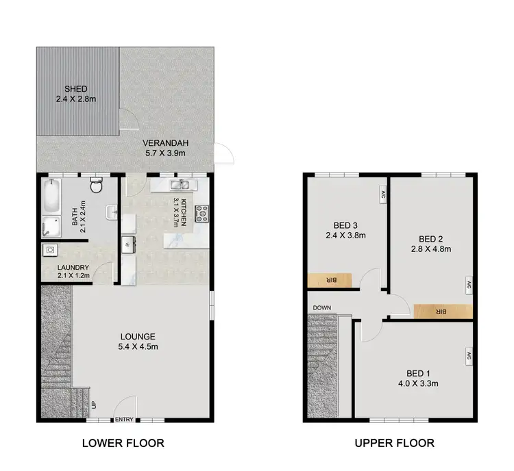 Floorplan of Homely townhouse listing, 4/3 Witter Place, Brooklyn Park SA 5032