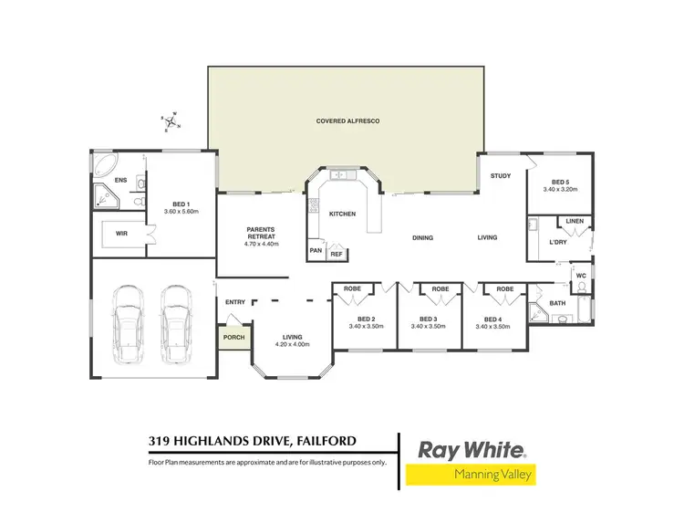 Floorplan of Homely rural property listing, 319 Highlands Drive, Failford NSW 2430