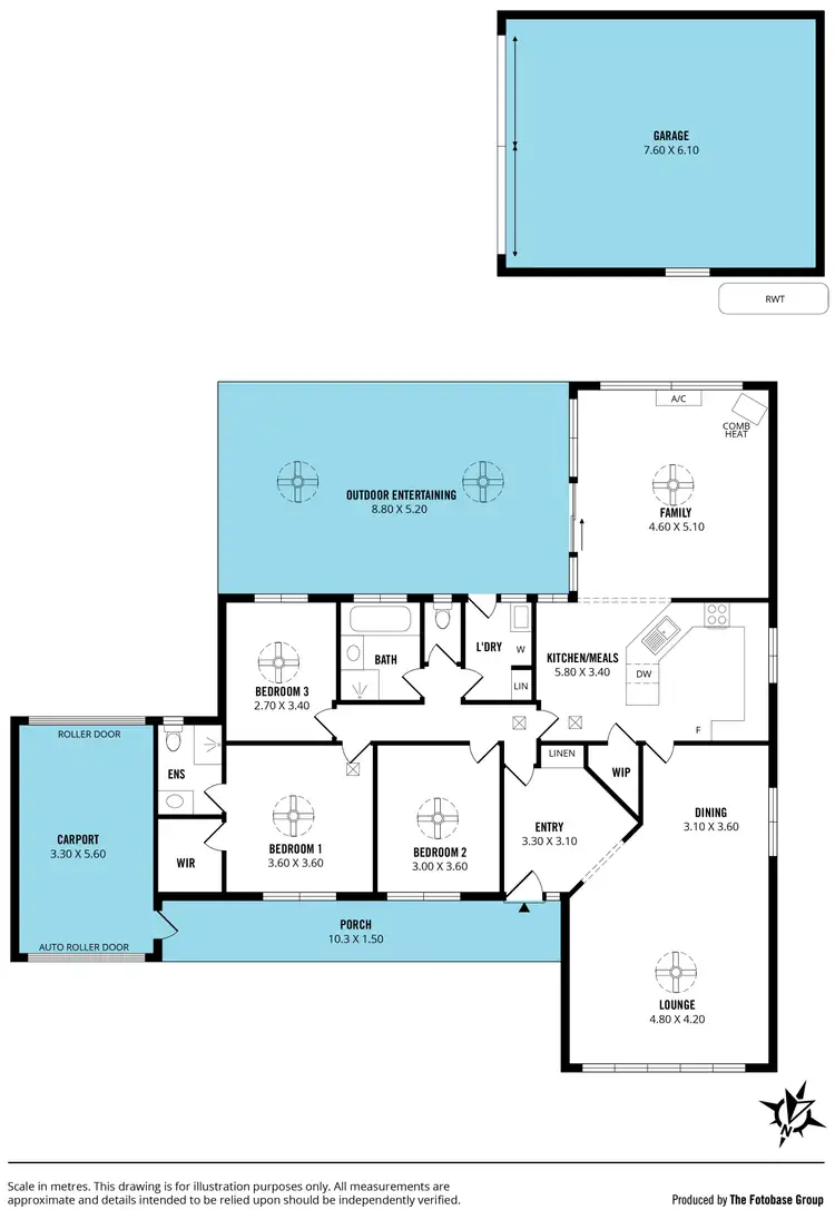 Floorplan of Homely house listing, 18 Richards Road, Willunga SA 5172