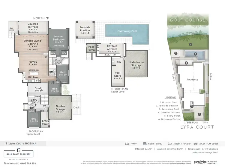 Floorplan of Homely house listing, 18 Lyra Court, Robina QLD 4226