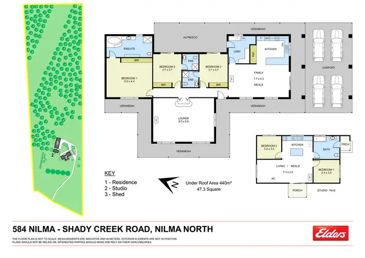 Floorplan of Homely rural property listing, 584 Nilma-Shady Creek Rd, Nilma North VIC 3821