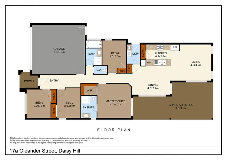 Floorplan of Homely house listing, 17a Oleander Street, Daisy Hill QLD 4127