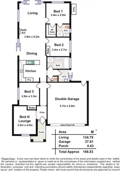 Floorplan of Homely house listing, 92 Lakeside Drive, Andrews Farm SA 5114