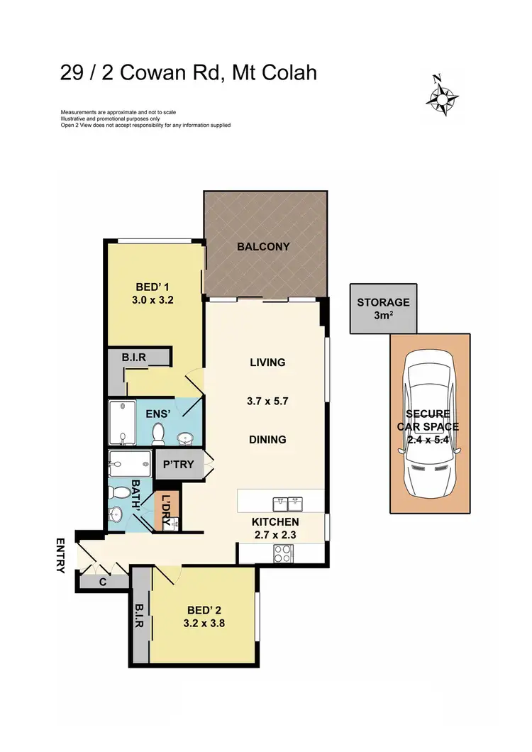 Floorplan of Homely apartment listing, 29/2 Cowan Road, Mount Colah NSW 2079