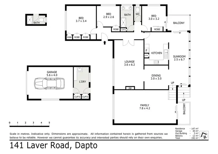 Floorplan of Homely house listing, 141 Laver Rd, Dapto NSW 2530