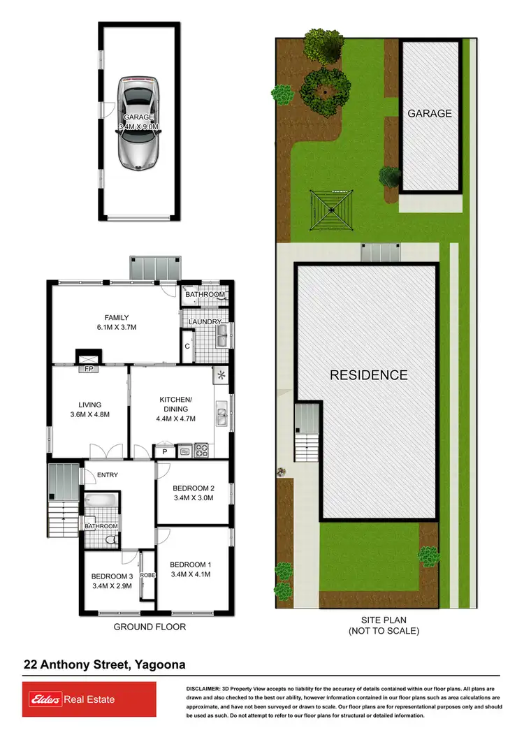 Floorplan of Homely house listing, 22 Anthony Street, Yagoona NSW 2199