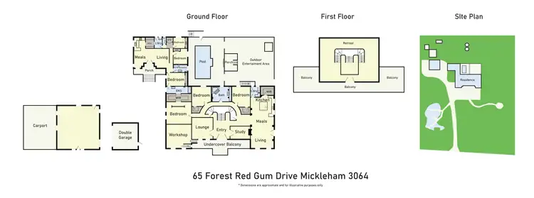 Floorplan of Homely house listing, 65 Forest Red Gum Drive, Mickleham VIC 3064