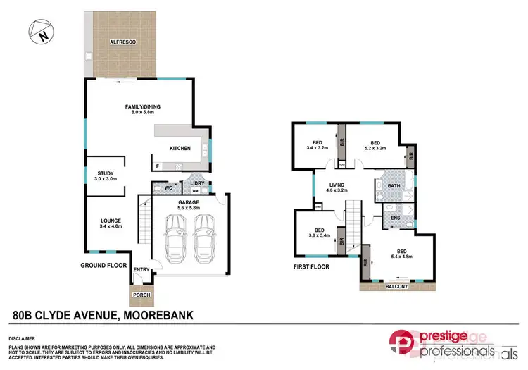 Floorplan of Homely house listing, 80A Clyde Avenue, Moorebank NSW 2170