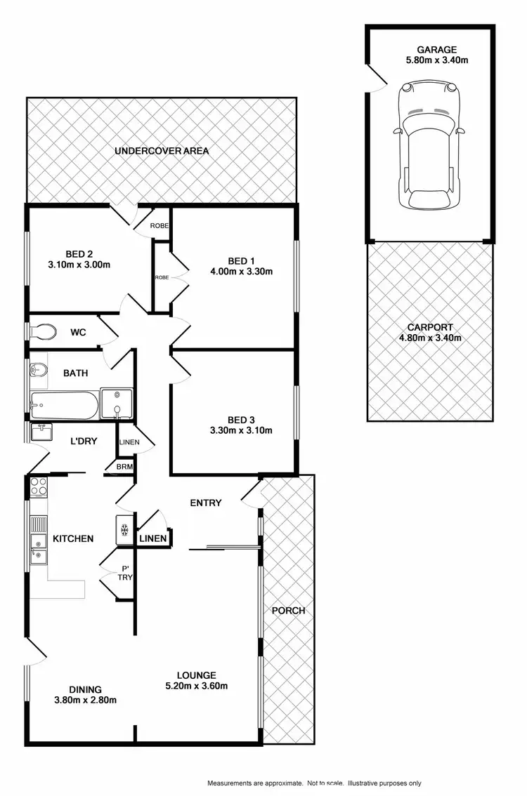 Floorplan of Homely house listing, 322 Cheyenne Drive, Lavington NSW 2641