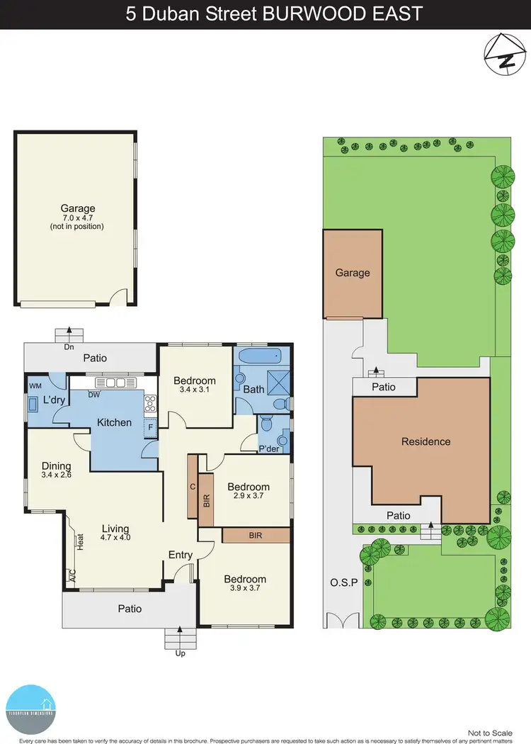 Floorplan of Homely house listing, 5 Duband Street, Burwood East VIC 3151
