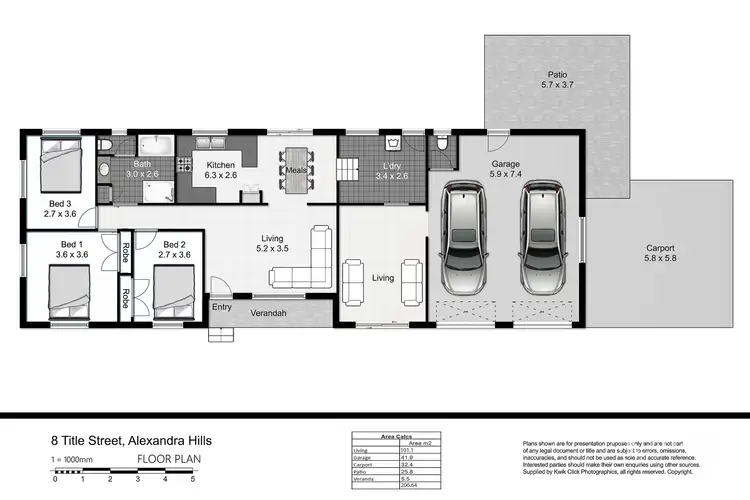 Floorplan of Homely house listing, 8 Title Street, Alexandra Hills QLD 4161