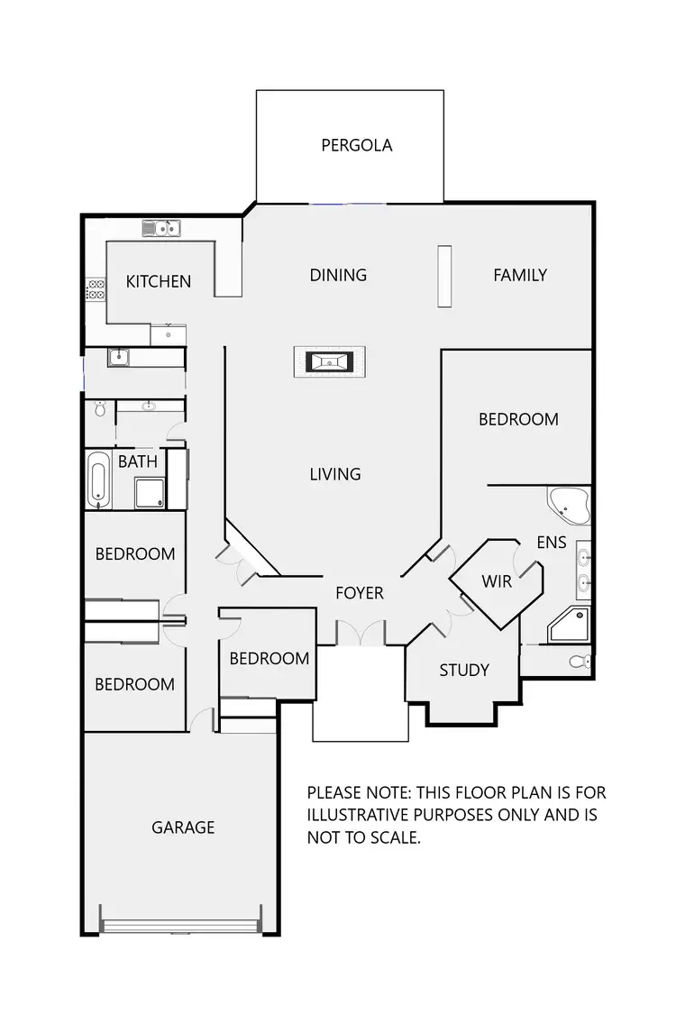 Floorplan of Homely house listing, 20 PEBBLE BEACH DRIVE, Dubbo NSW 2830